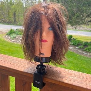debra burmax hair mannequin and holder